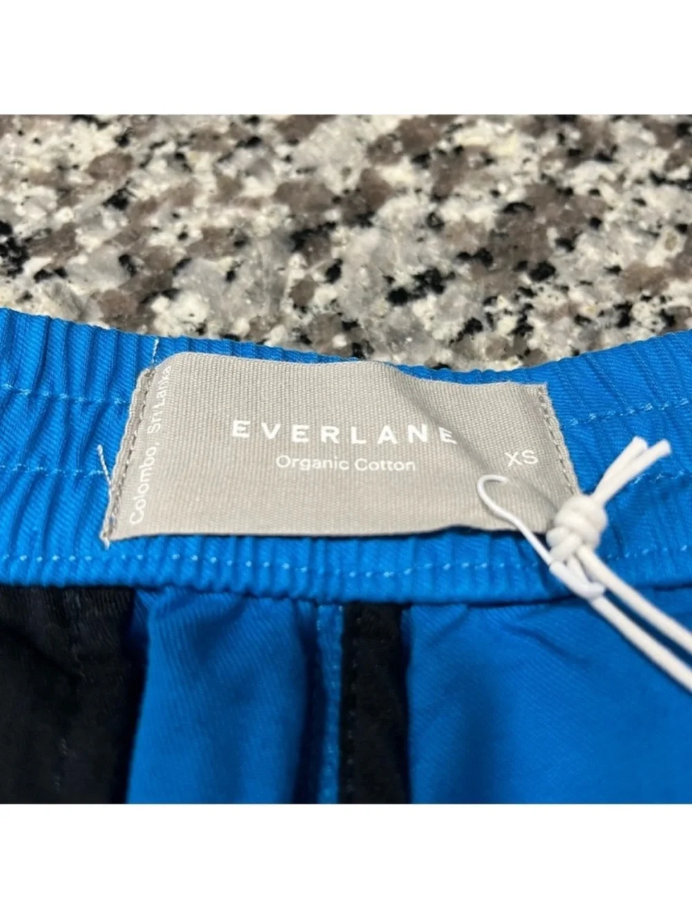 Everlane Shorts XS Cotton Linen Cargo Blue